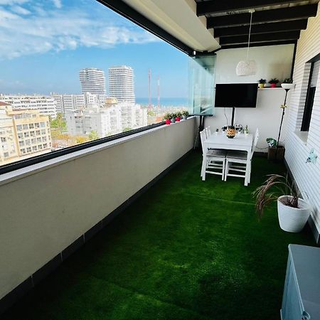 Atico Con Piscina Y Vistas Al Mar Habitat Litoral Leilighet Málaga Eksteriør bilde